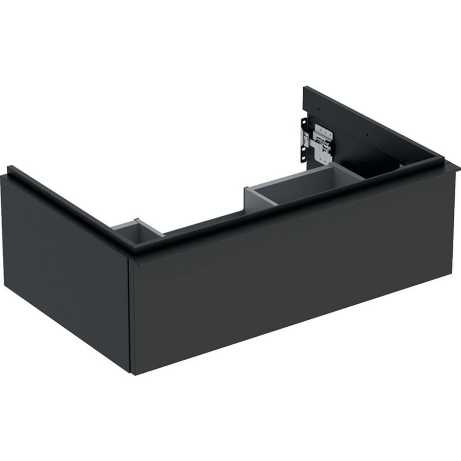 iCon wastafel onderkast met lade 75cm lava mat