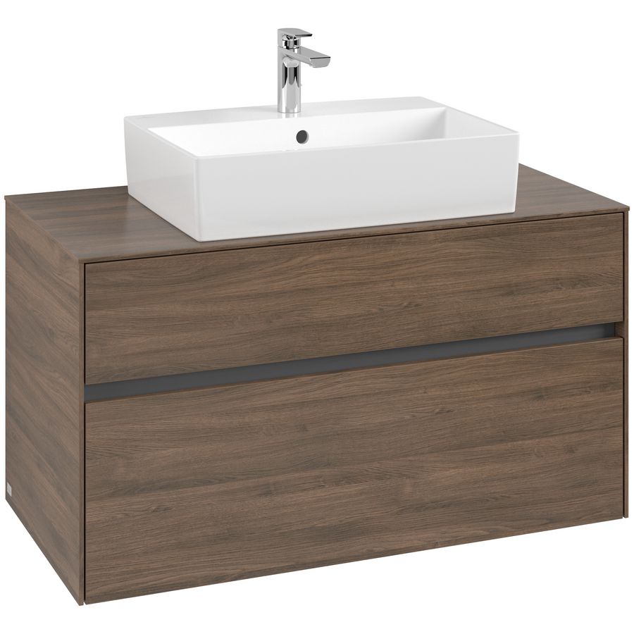 Wastafelonderkast Collaro 1000x548x500mm Ariz.Oak C12500VH