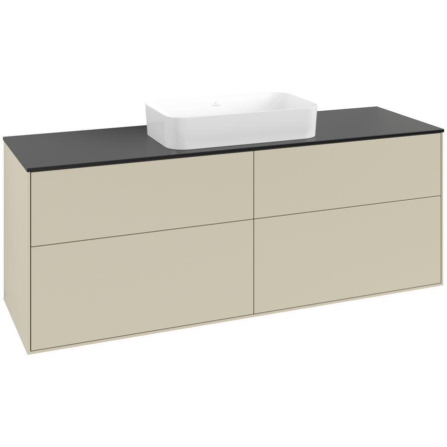 Wastafelonderkast Finion 1600x603x501mm S.Grey Matt Lacquer G73200HJ