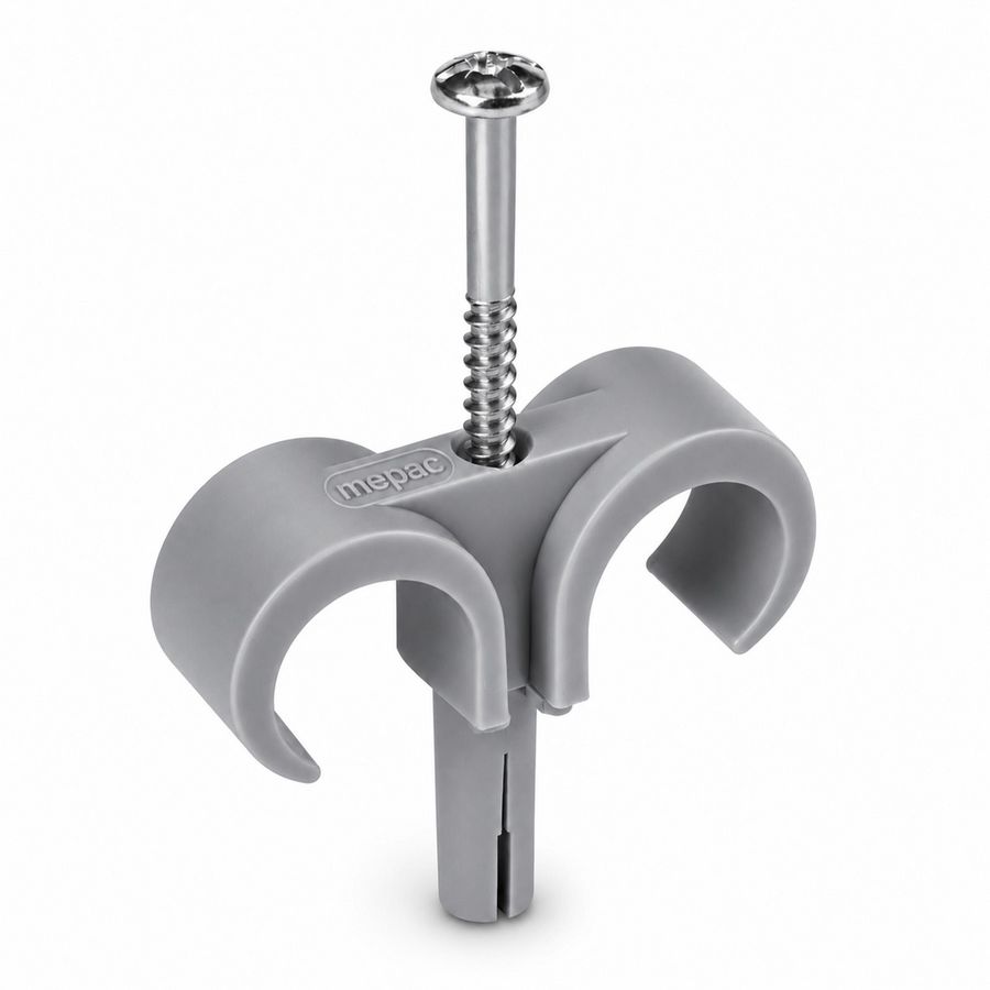 Doos a 100st. Plugclip schroef duo 16/19mm grijs