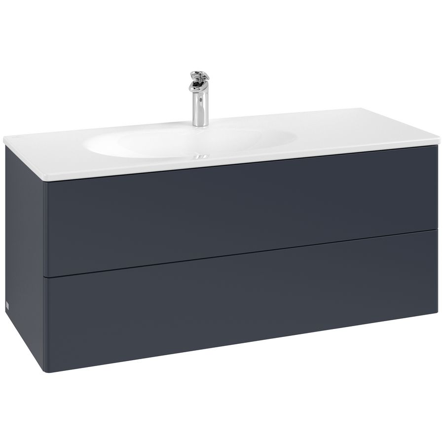 Wastafelonderkast Antao 1188x504x493mm Mid.Blue Matt Lacquer L06000HG