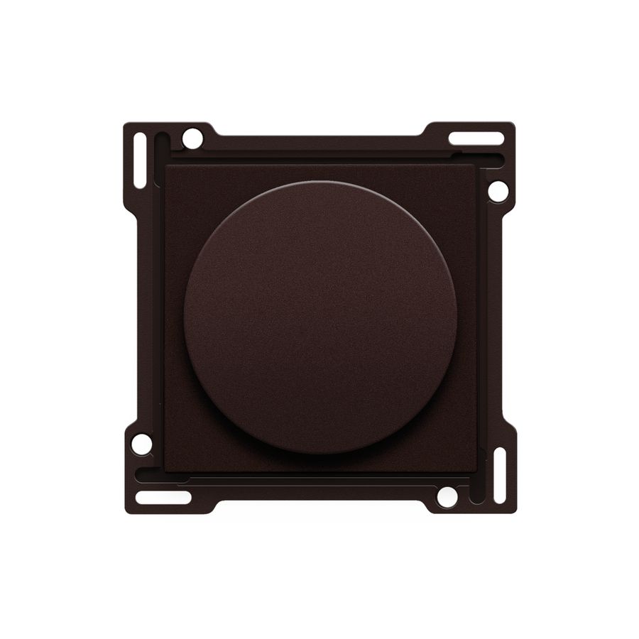 Afwerkingsset draaiknopdimmer/snelh.reg. incl.draaikn d.brow