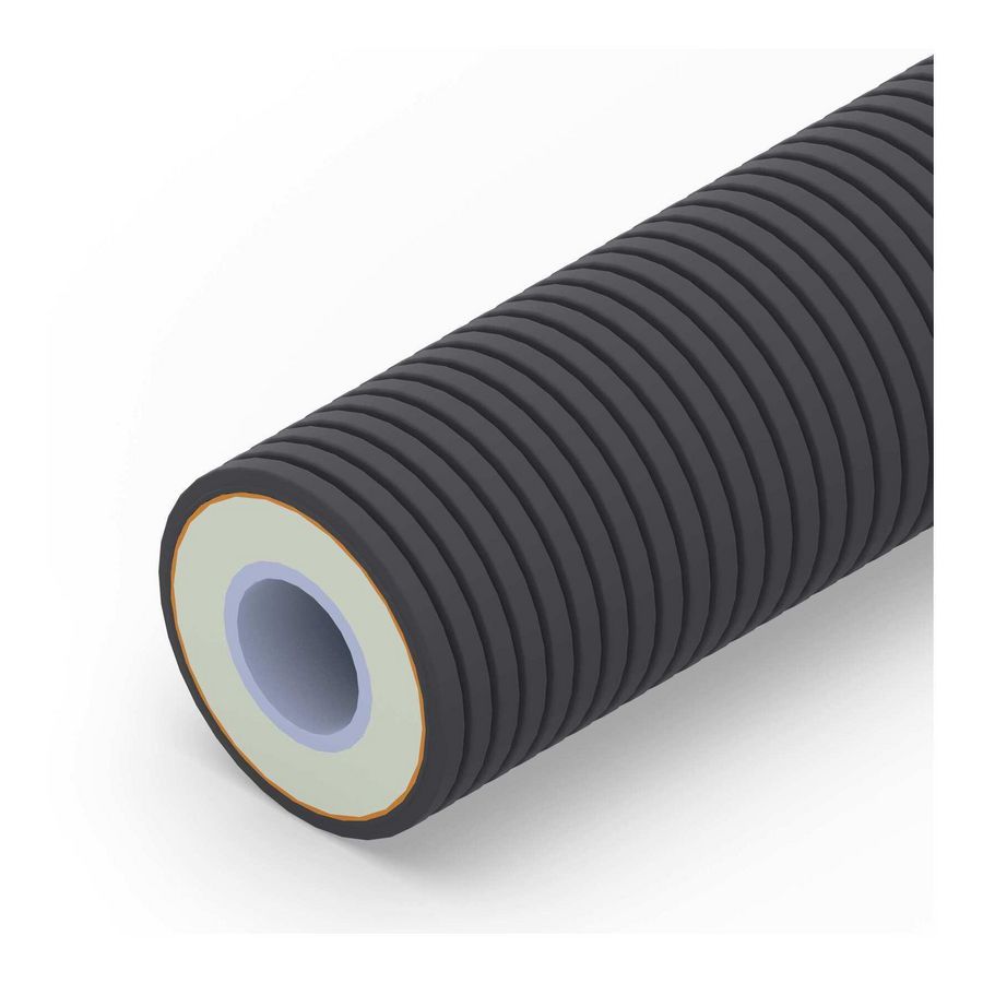 Lengte per mtr. voorgeisoleerde buis RAUVIPEX UNO 63/150 SDR11