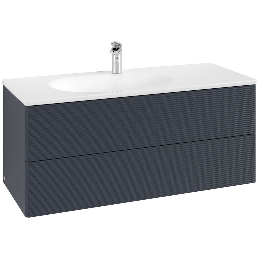 Wastafelonderkast Antao 1188x504x493mm Mid.Blue Matt Lacquer L06100HG