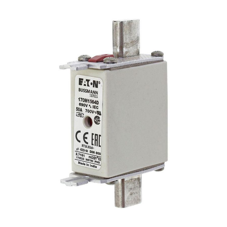 Zekering hoge snelheid 50A AC 690V 200kA 000 gR IEC VVE=10
