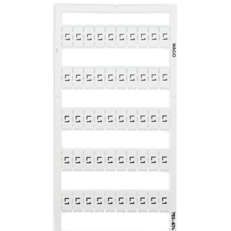 WMB-markeringskaart als kaart bedrukt wit 793-674 VVE=5