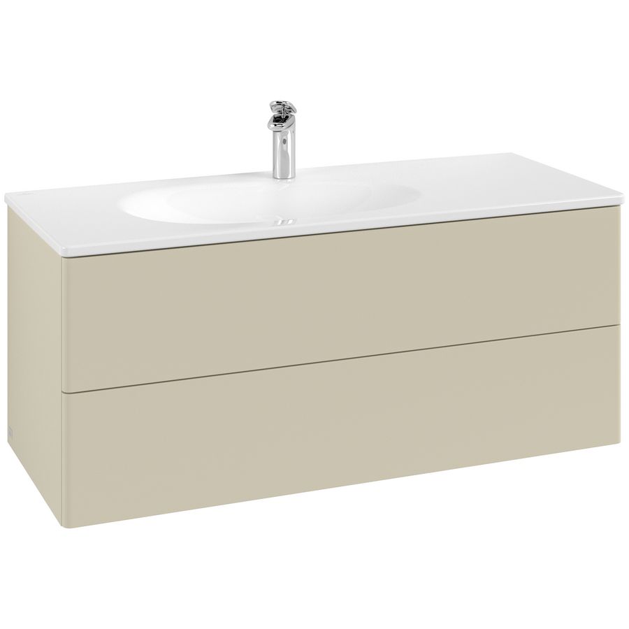 Wastafelonderkast Antao 1188x504x493mm S.Grey Matt Lacquer K06000HJ