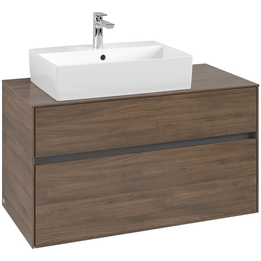 Wastafelonderkast Collaro 1000x548x500mm Ariz.Oak C12600VH