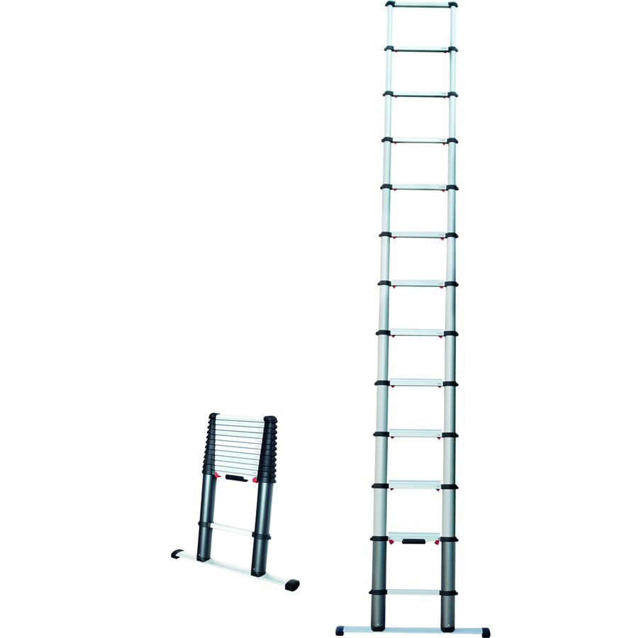 Ladder telescoop aluminium 3,8m