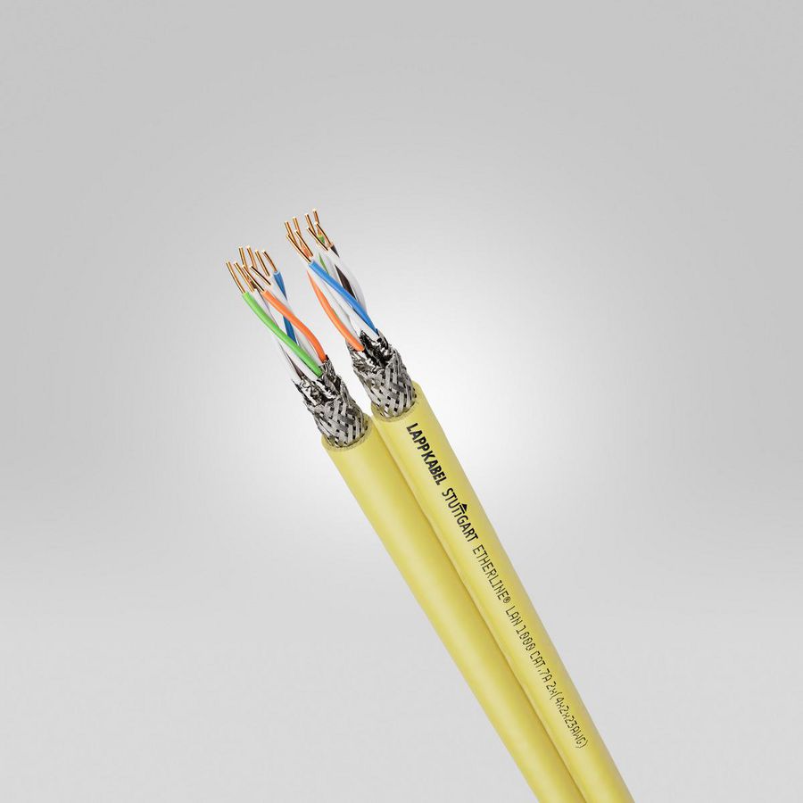 Haspel a 1000m. ETHERLINE LAN 1000 Cat.7A 4x2xAWG23 LSZH