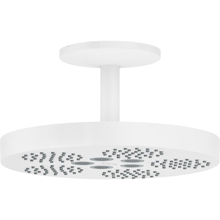 AXOR One hoofddouche 280 1 straalsoort met plafondaansluiting mat wit