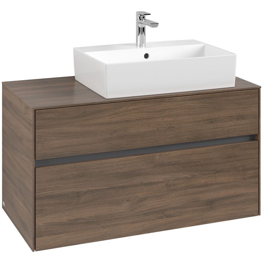 Wastafelonderkast Collaro 1000x548x500mm Ariz.Oak C12700VH