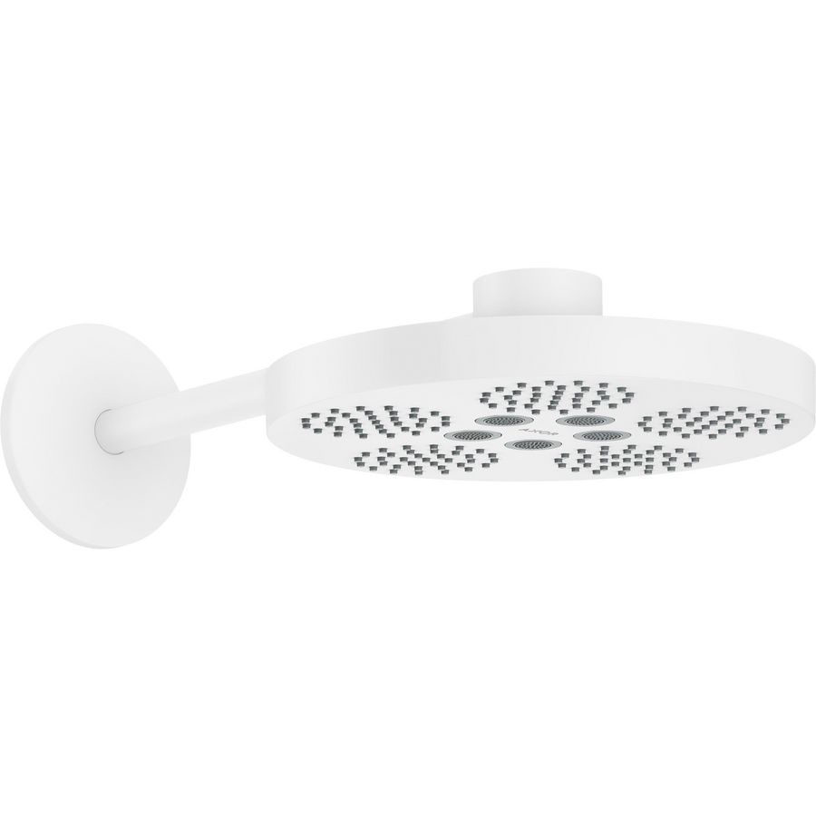 AXOR One hoofddouche 280 2 straalsoorten met wandaansluiting mat wit