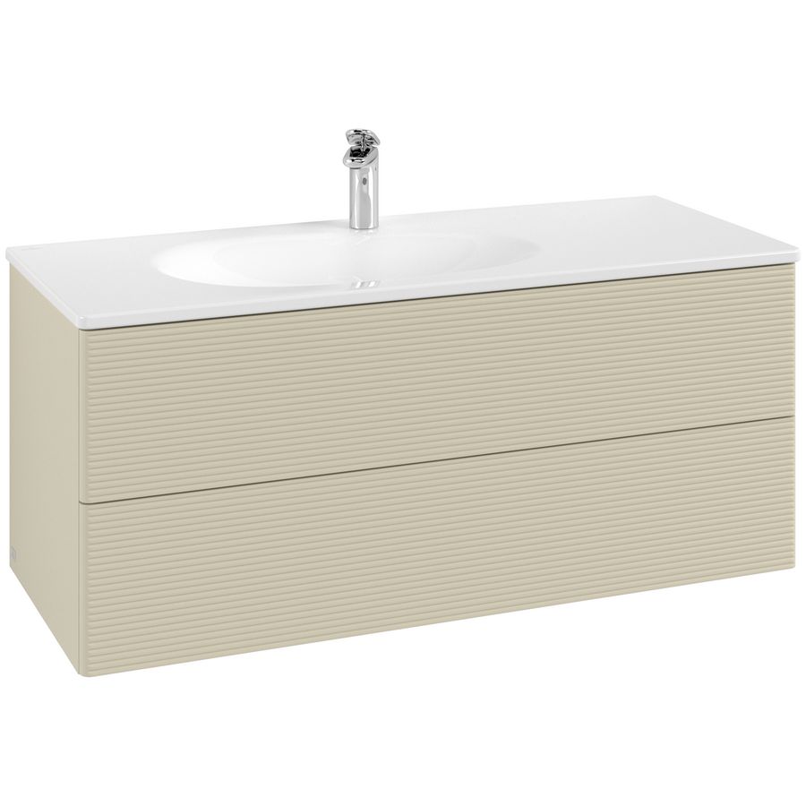 Wastafelonderkast Antao 1188x504x493mm S.Grey Matt Lacquer L06100HJ
