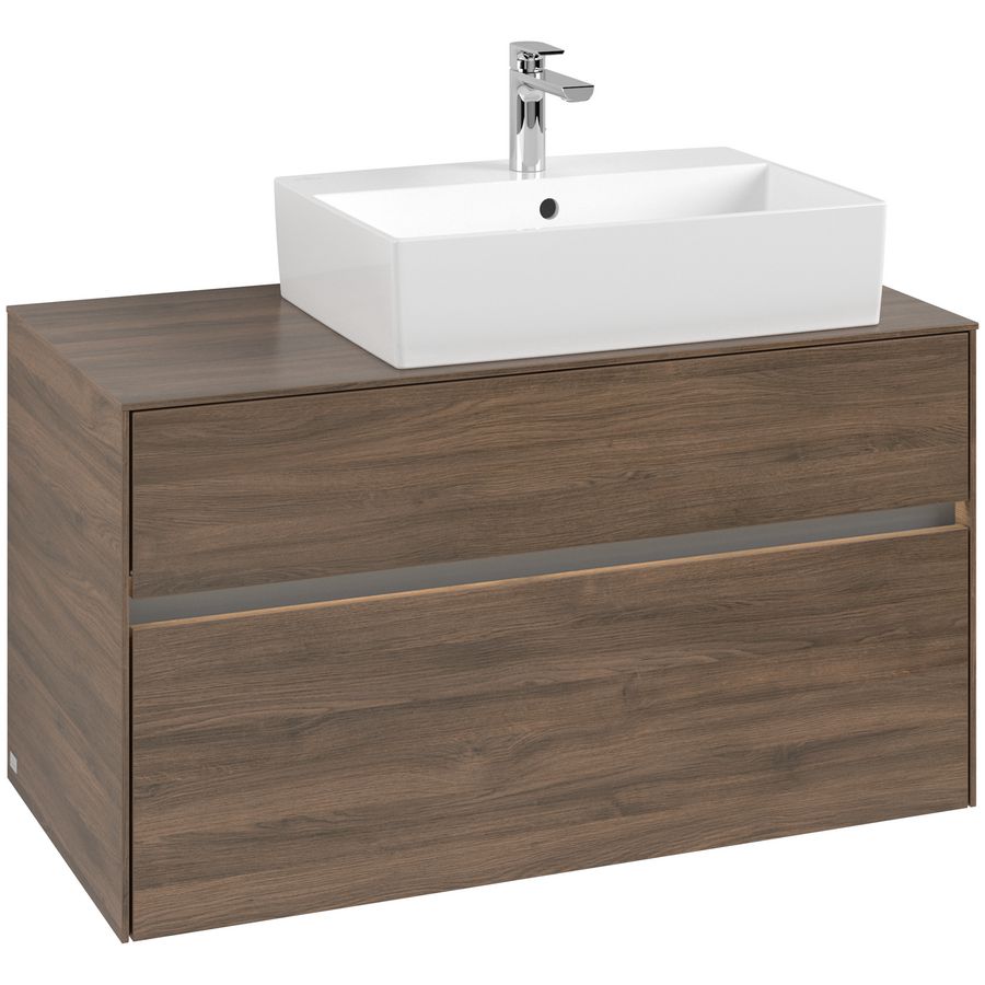Wastafelonderkast Collaro 1000x548x500mm Ariz.Oak C127B0VH