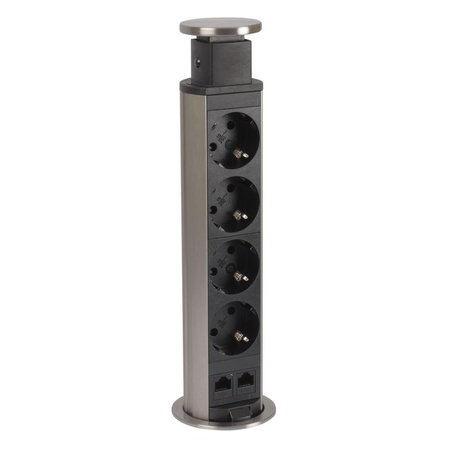 Toren bureau aansluitunit 60 4 WCD + 2 RJ45Cat. . 6 UTP