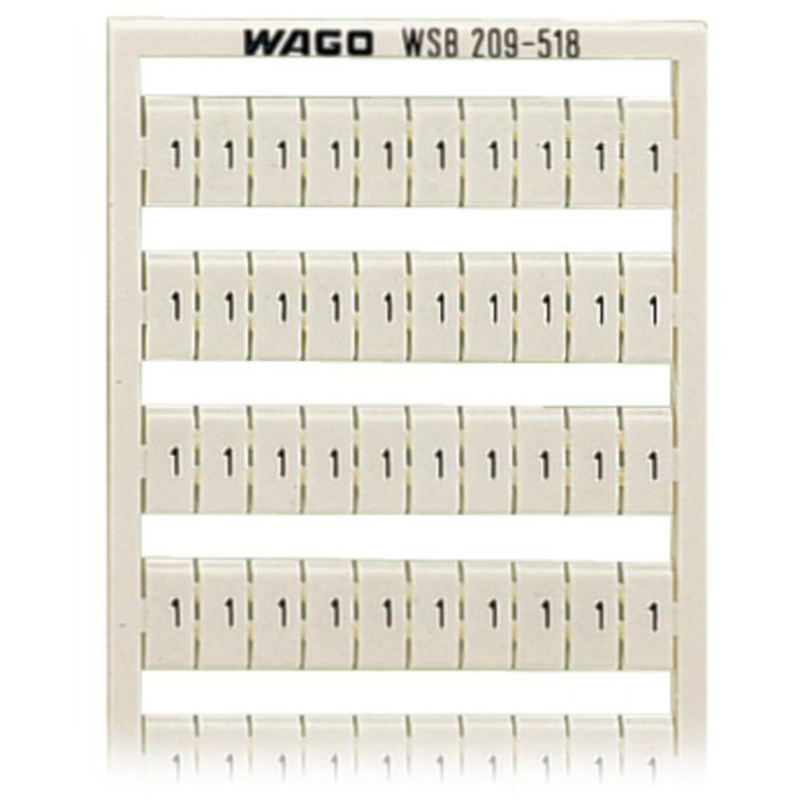 WSB-markeringskaart als kaart bedrukt wit 209-518 VVE=5