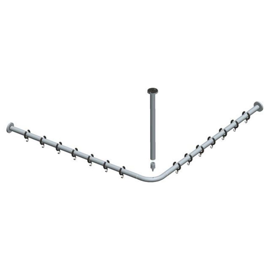 Douchegordijnstangen-Set voor douche 14937170900