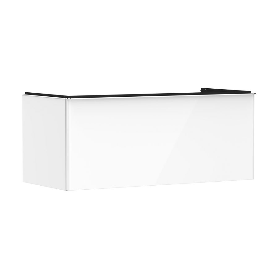 Onderkast wit hoogglans 1180x550mm 1x la voor consoles greepkleur chroom Xelu Q 54062000