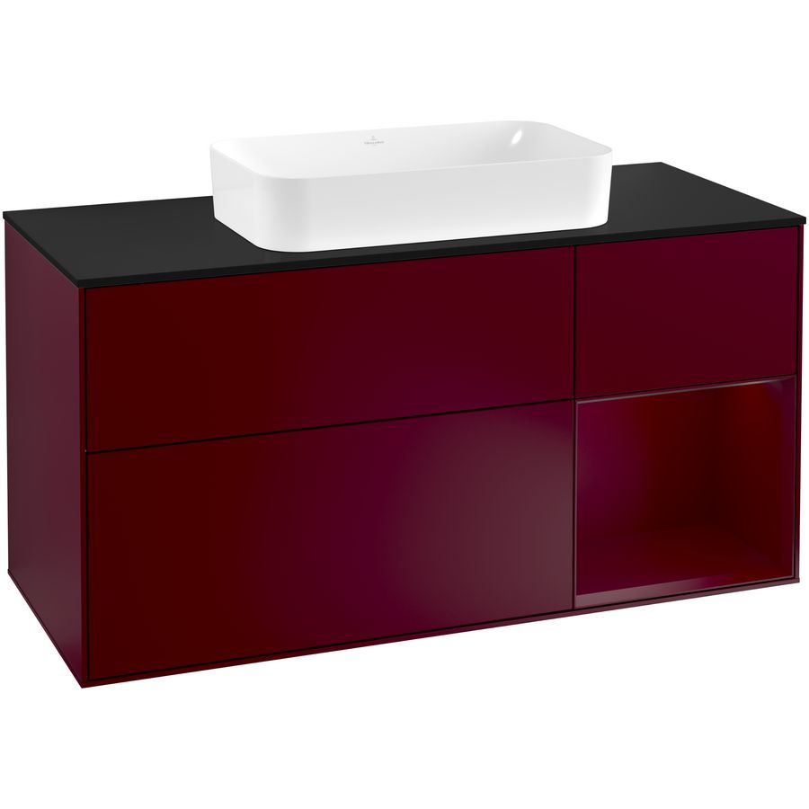 Wastafelonderkast Finion 1200x603x501mm Peony Matt Lacquer F302HBHB