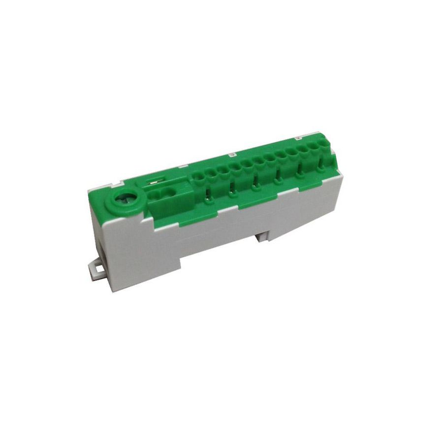 Verbindingsklem 1x25 in-/2x4+12x2,5mm² uitsteek groen