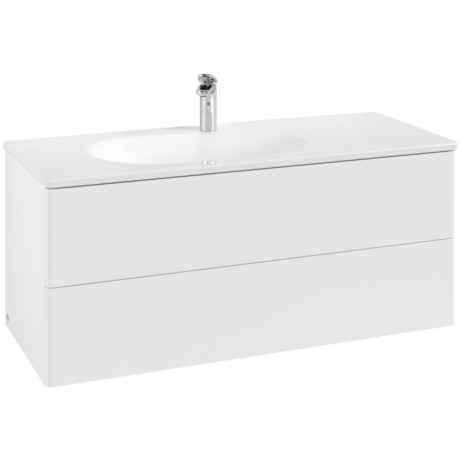Wastafelonderkast Antao 1188x504x493mm White Matt Lacquer K06000MT