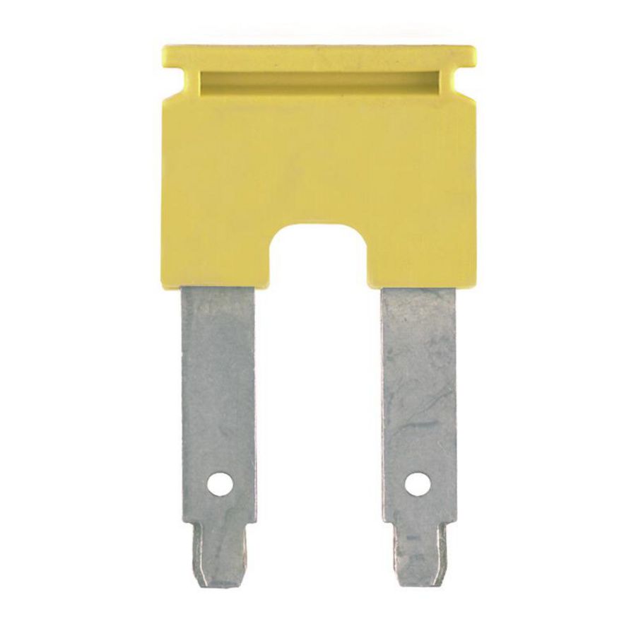 Dwarsverbinder (terminal) Plugged geel 125 A p: 2 VVE=10