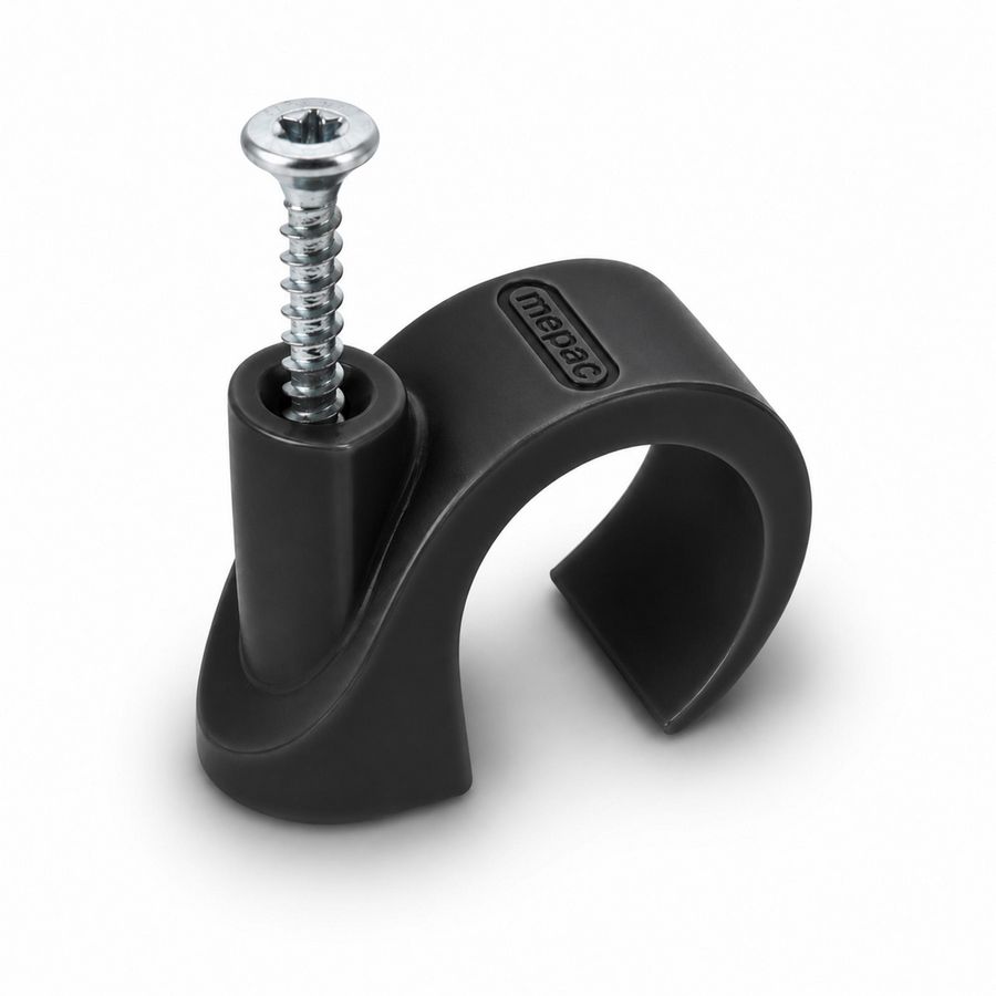 Set a 100st. Schroefclip 16/19mm Zwart T10