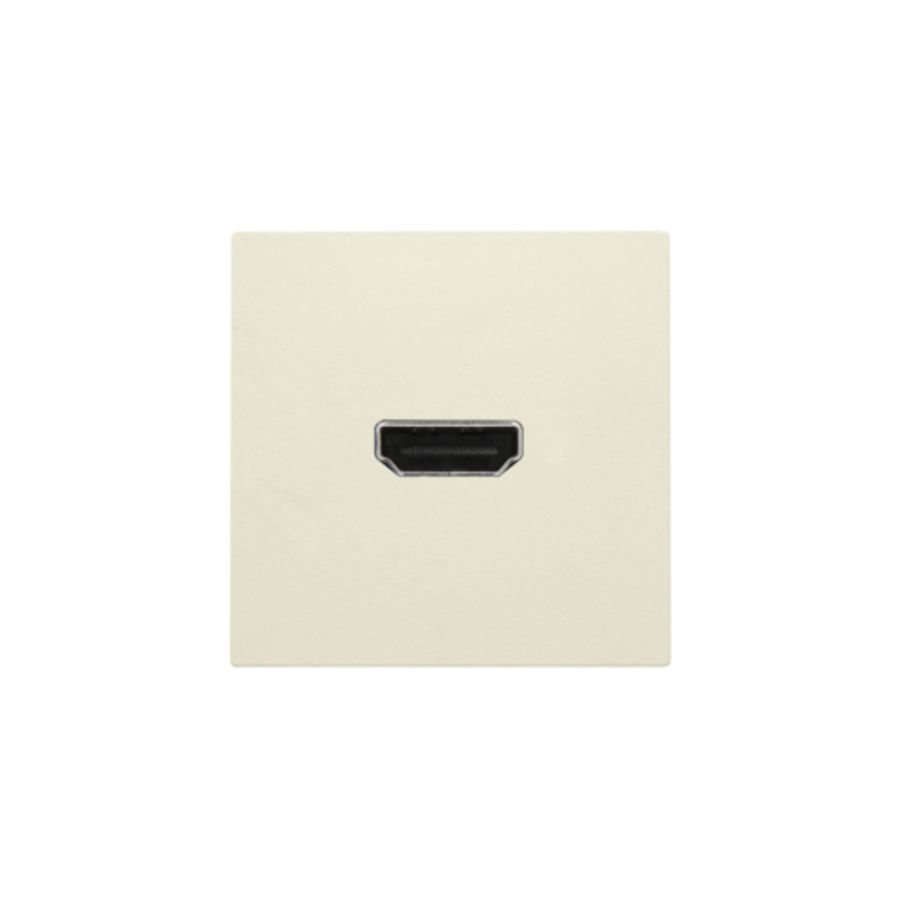 Afwerkingsset met HDMI-naar-HDMI-aansl. cream