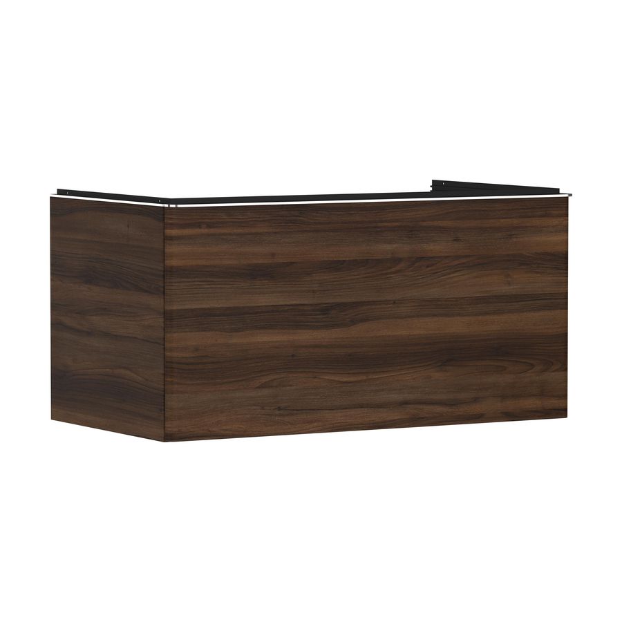 Onderkast Dark Walnut 980x550mm 1x la voor consoles greepkleur chroom Xelu Q 54061000