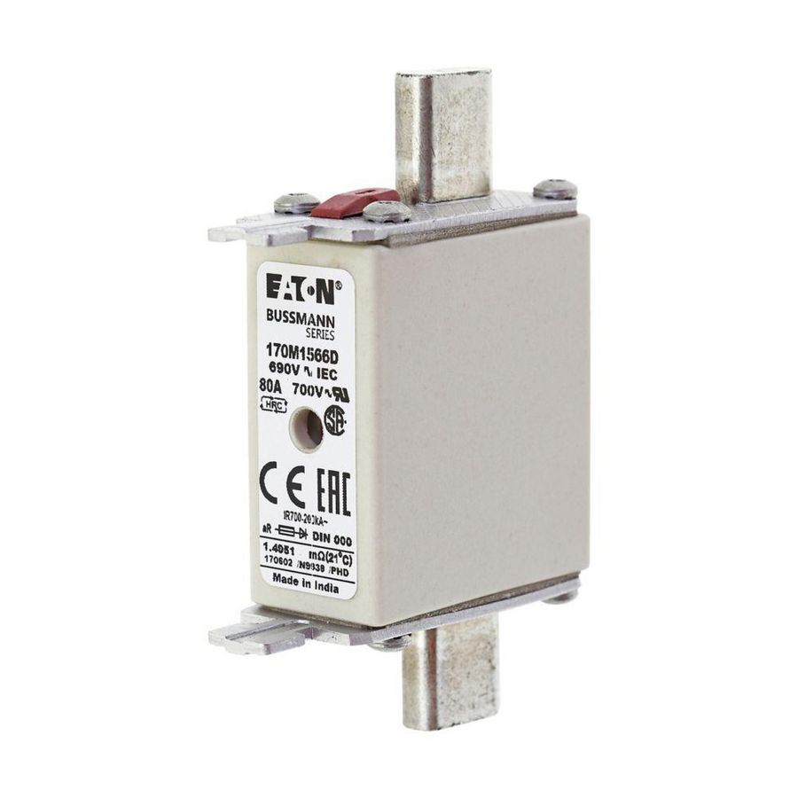 Zekering hoge snelheid 80A AC 690V 200kA 000 aR IEC VVE=10