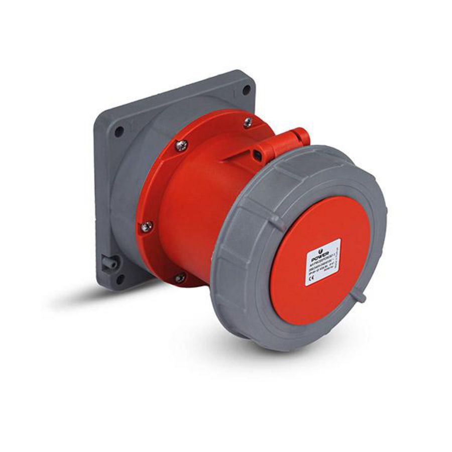 Contactdoos CEE inbouw recht 5P 63A IP67