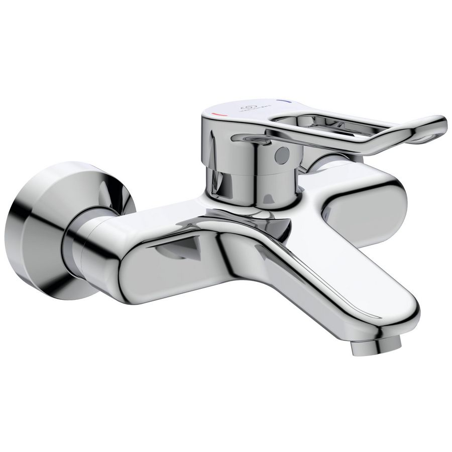 Ceraplus 2 wandmengkraan chroom beugelgreep 140mm incl. s-koppeling