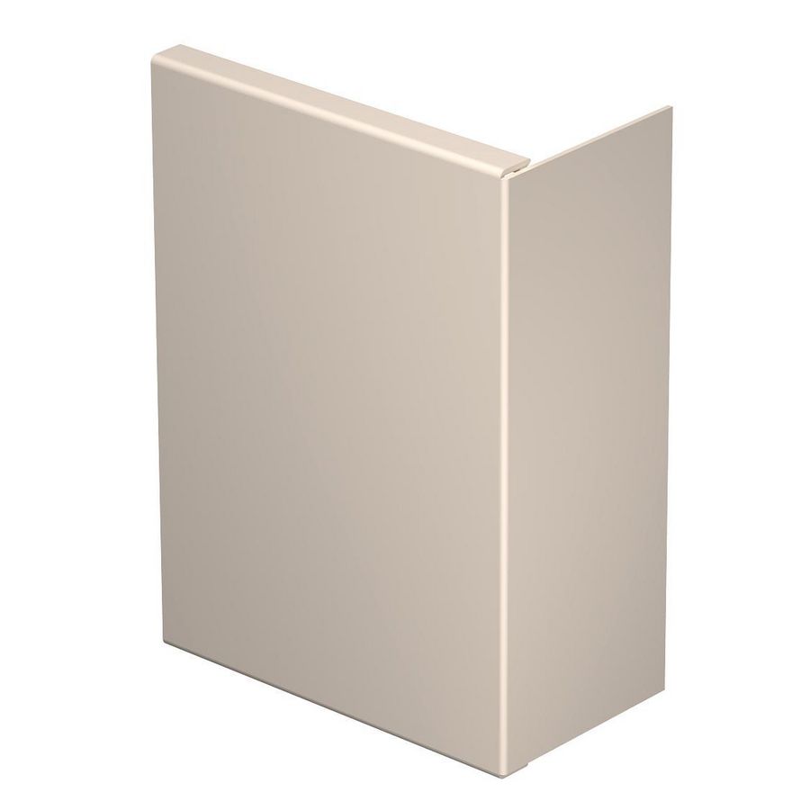 Eindstuk 80x210mm polyvinylchlorid creme wit 9001 VVE=10