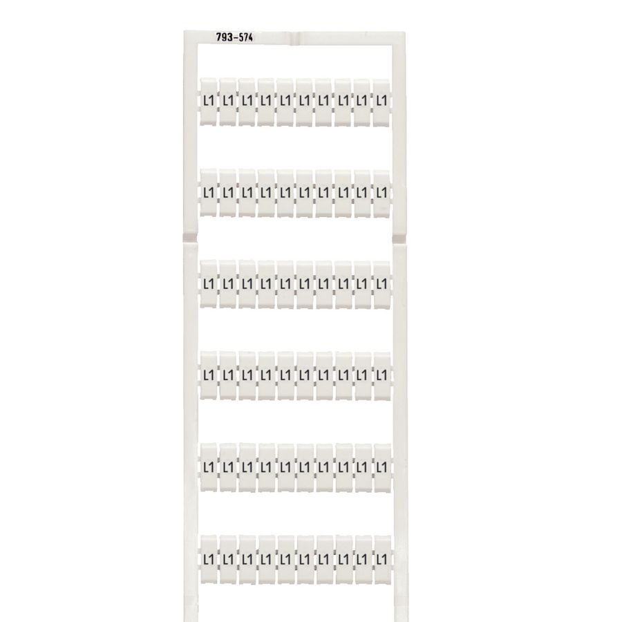 WMB-markeringskaart als kaart bedrukt wit 793-574 VVE=5