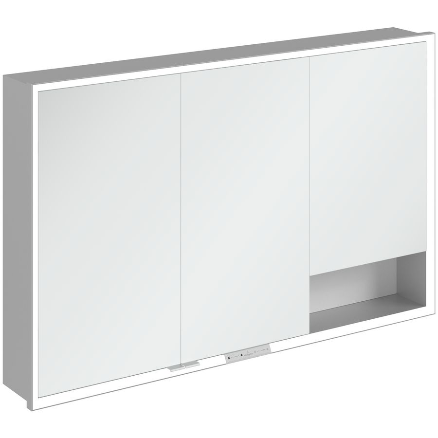 Inbouw-spiegelkast My View+ 1200x750x168mm Pure White