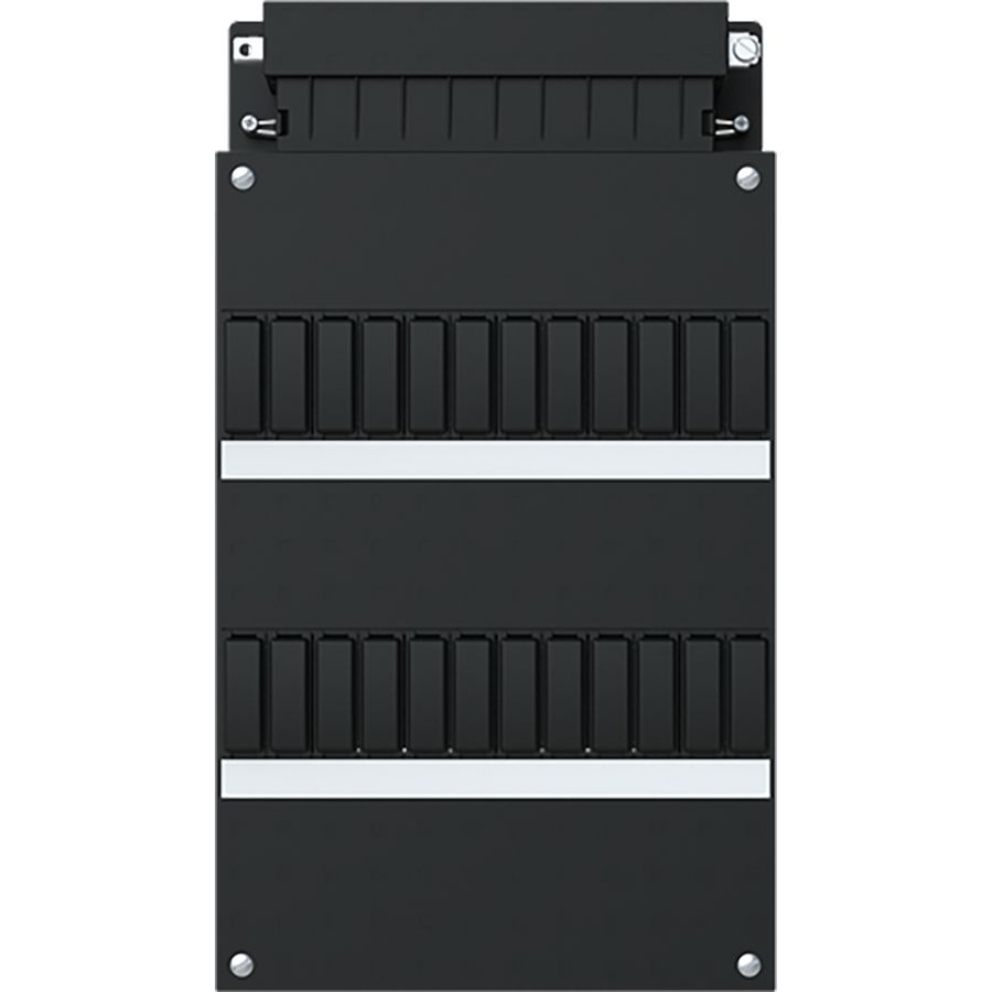 Lege groepenkast incl 2x DIN-rail 220x330mm 12 modulen