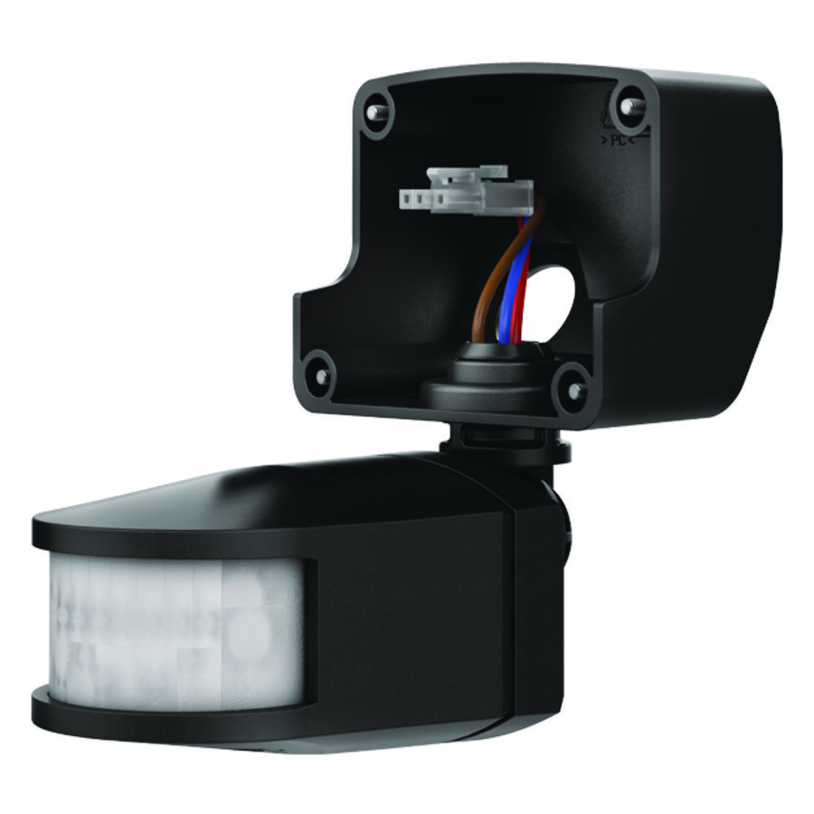 Meldermodule op afstand bedienbaar LED-straler theLeda B zwart