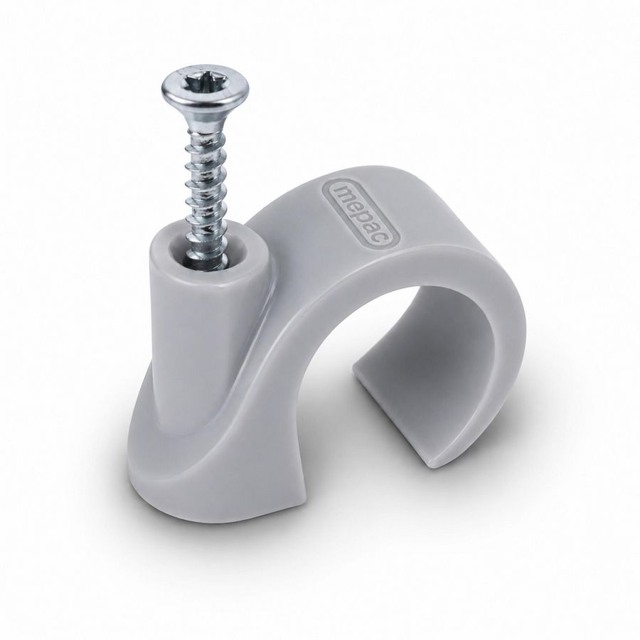 Set a 100st. Schroefclip 16/19mm Grijs T10