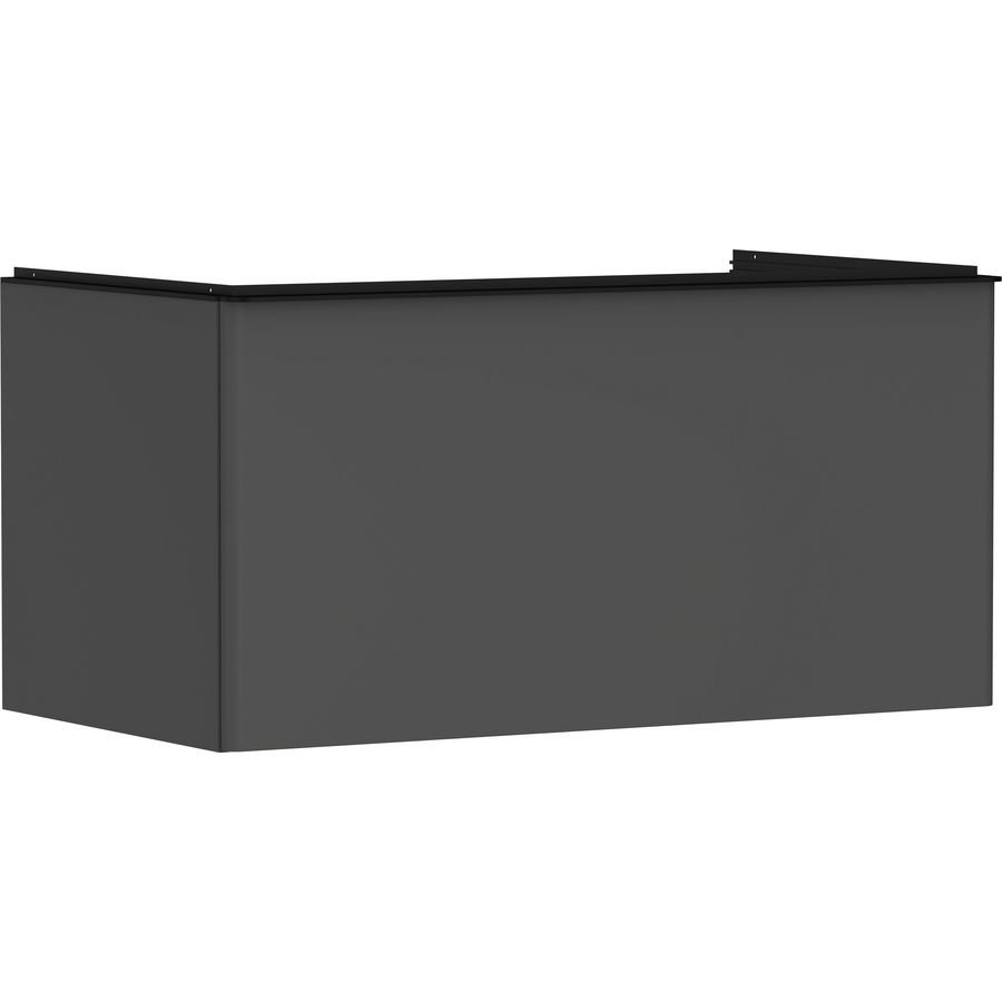 Onderkast mat grijs diamant 980x550mm 1x la voor consoles greepkleur mat zwart Xelu Q 54059670