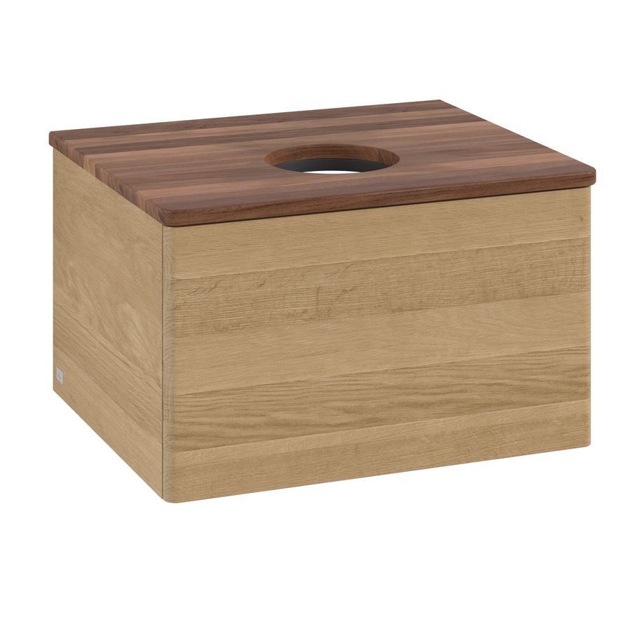 Wastafelonderkast Antao 600x360x500mm Honey Oak L29012HN