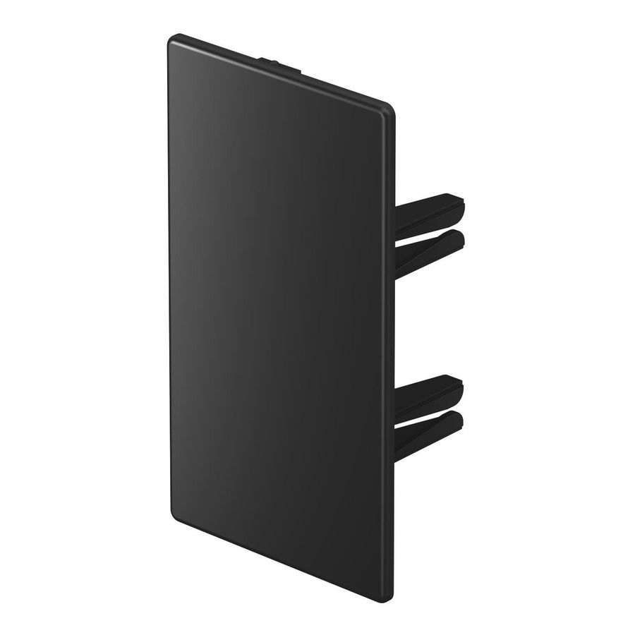 Eindschot leidingkanaal 60x110 polyvinyl. RAL9005 VVE=10