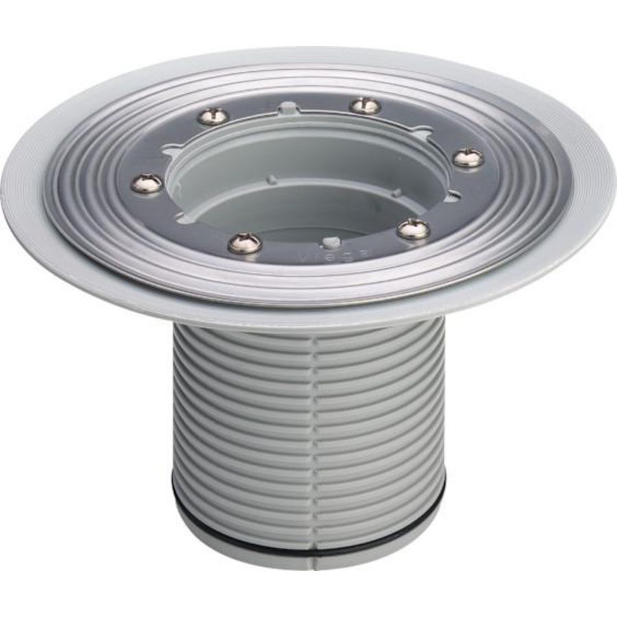 Afdichtingsflens 100 kunststof/grijs