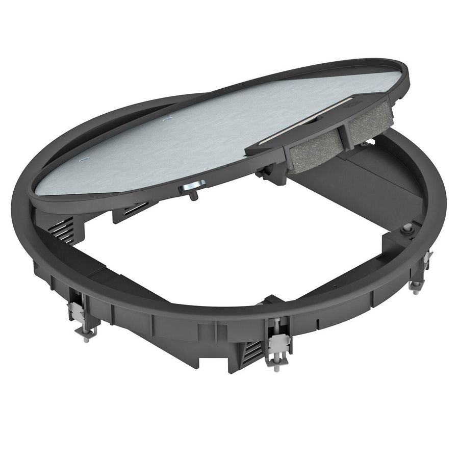 Inbouweenheid voor universele montage Ø324x61 zwart