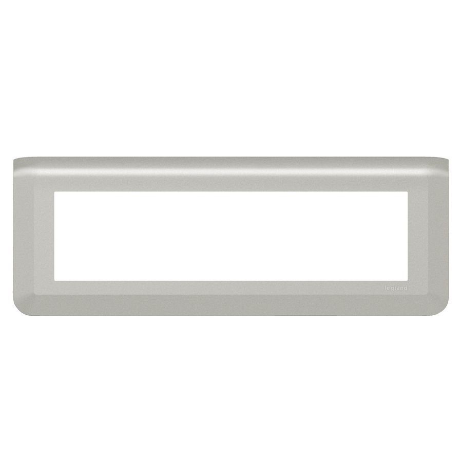 Afdekraam 8 module Aluminiumhorizontaal Mosaic