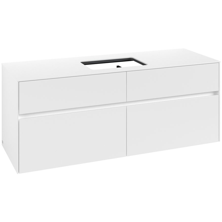 Wastafelonderkast Collaro 1400x548x500mm Wh.Matt C11600MS