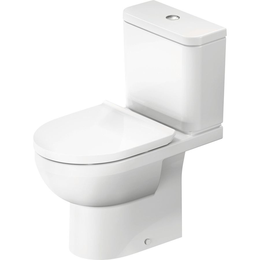 DURAVIT NO.1 #218309 staand closet tbv duoblok 655mm wit diepspoel rimless voor stortbak 4,5ltr. PK. (excl. zitting / reservoir)