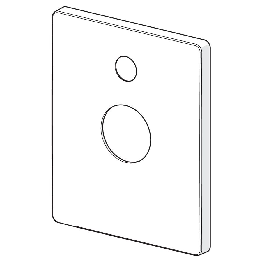 Afdekplaat 185x150mm