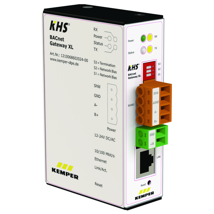KHS BACnet Gateway XL tbv MASTER 2.0/2.1
