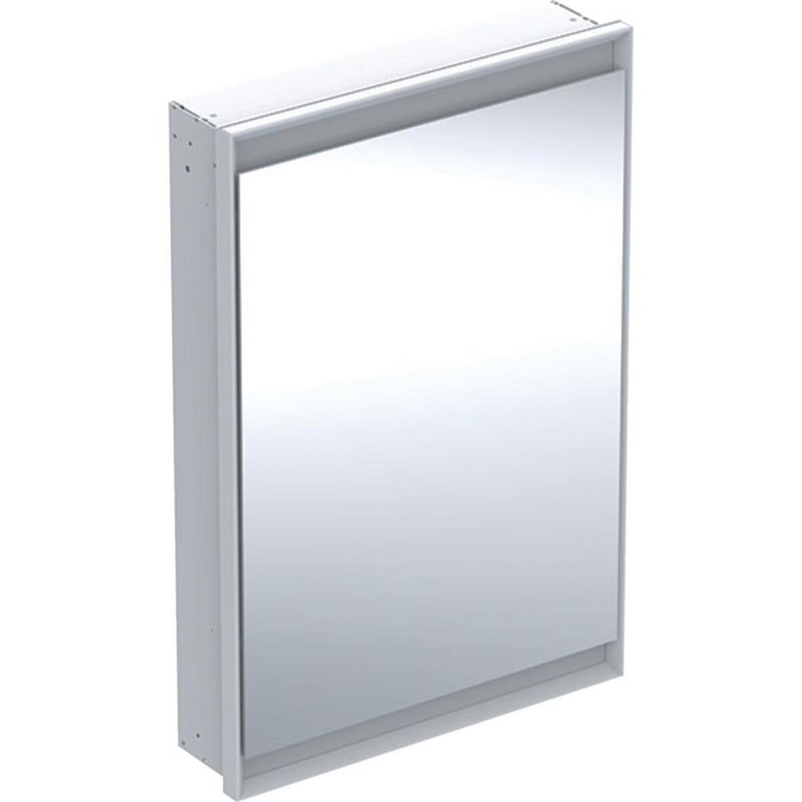 Inbouw spiegelkast 1 deur scharnieren rechts 60x90cm ComfortLight wit ONE excl. ruwbouwbox